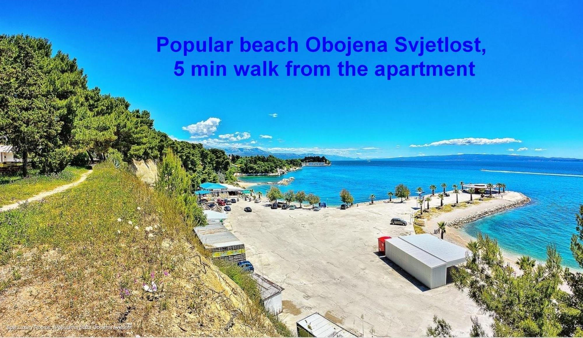 Beachfront Apartment Milan, With Balcony Split Kültér fotó